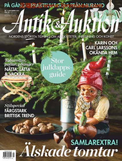 [瑞典版]Antik & Auktion 室内家居设计 PDF电子杂志 2021年12月刊